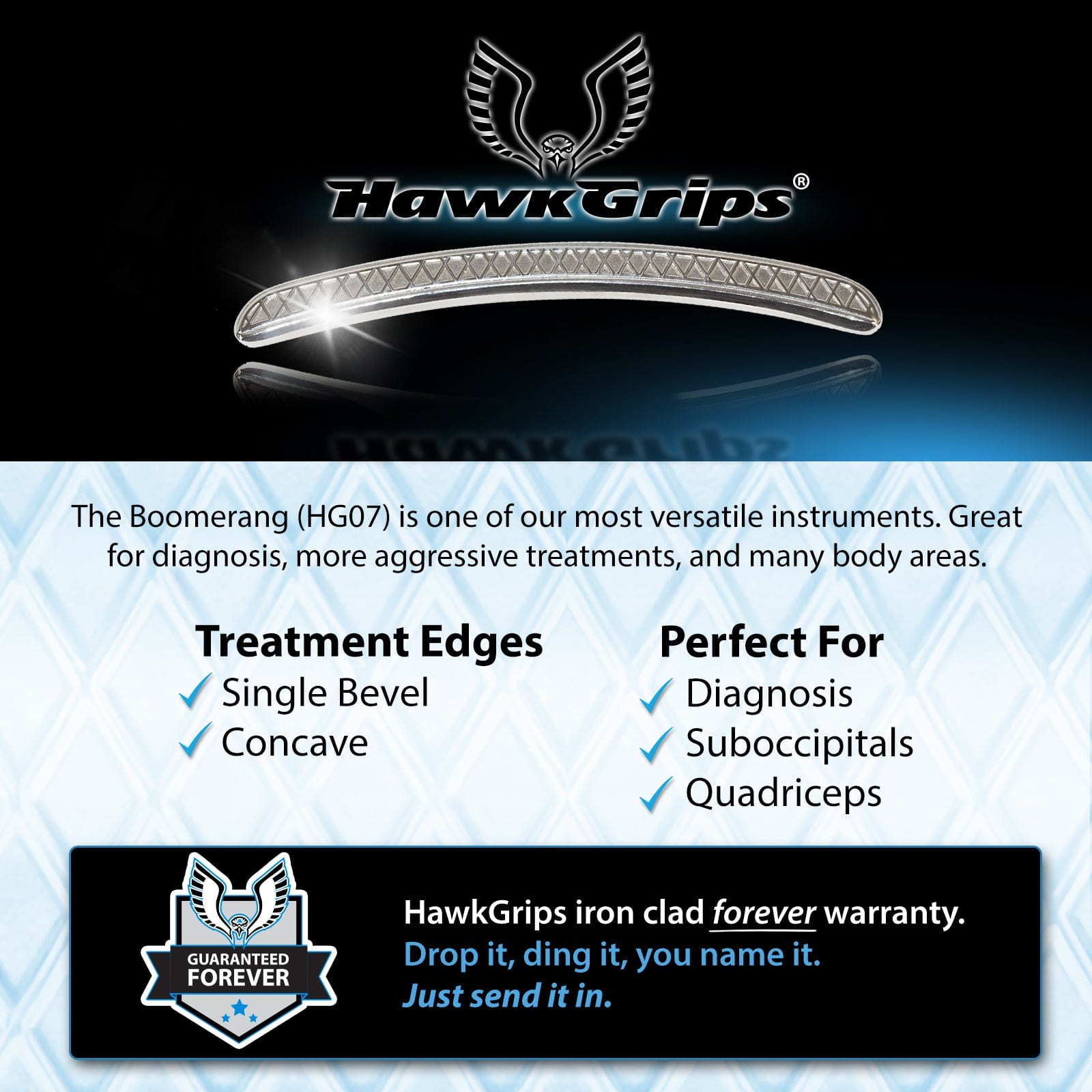HawkGrips Instruments HG7 - Boomerang