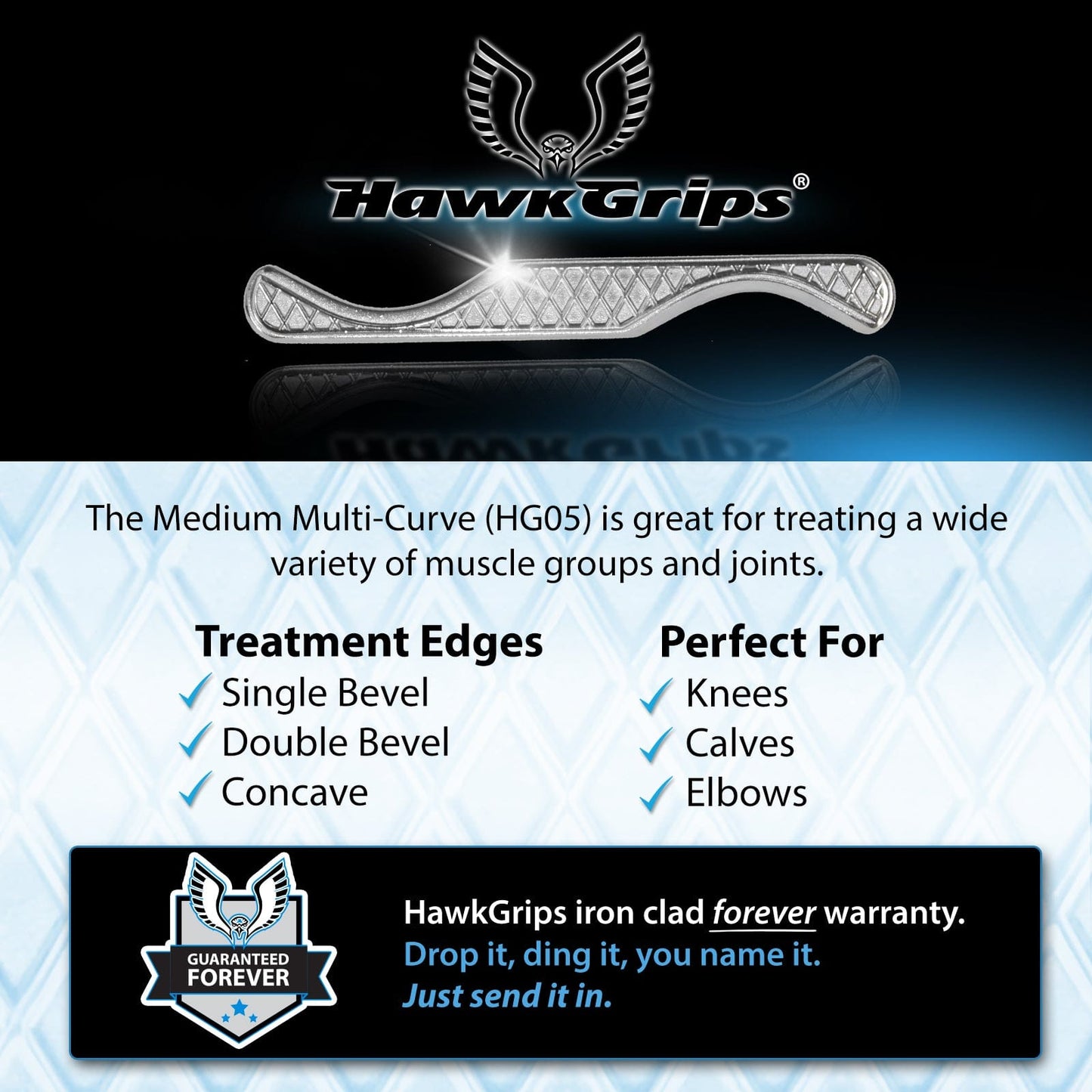 HawkGrips Instruments HG5 - Medium Multi-Curve