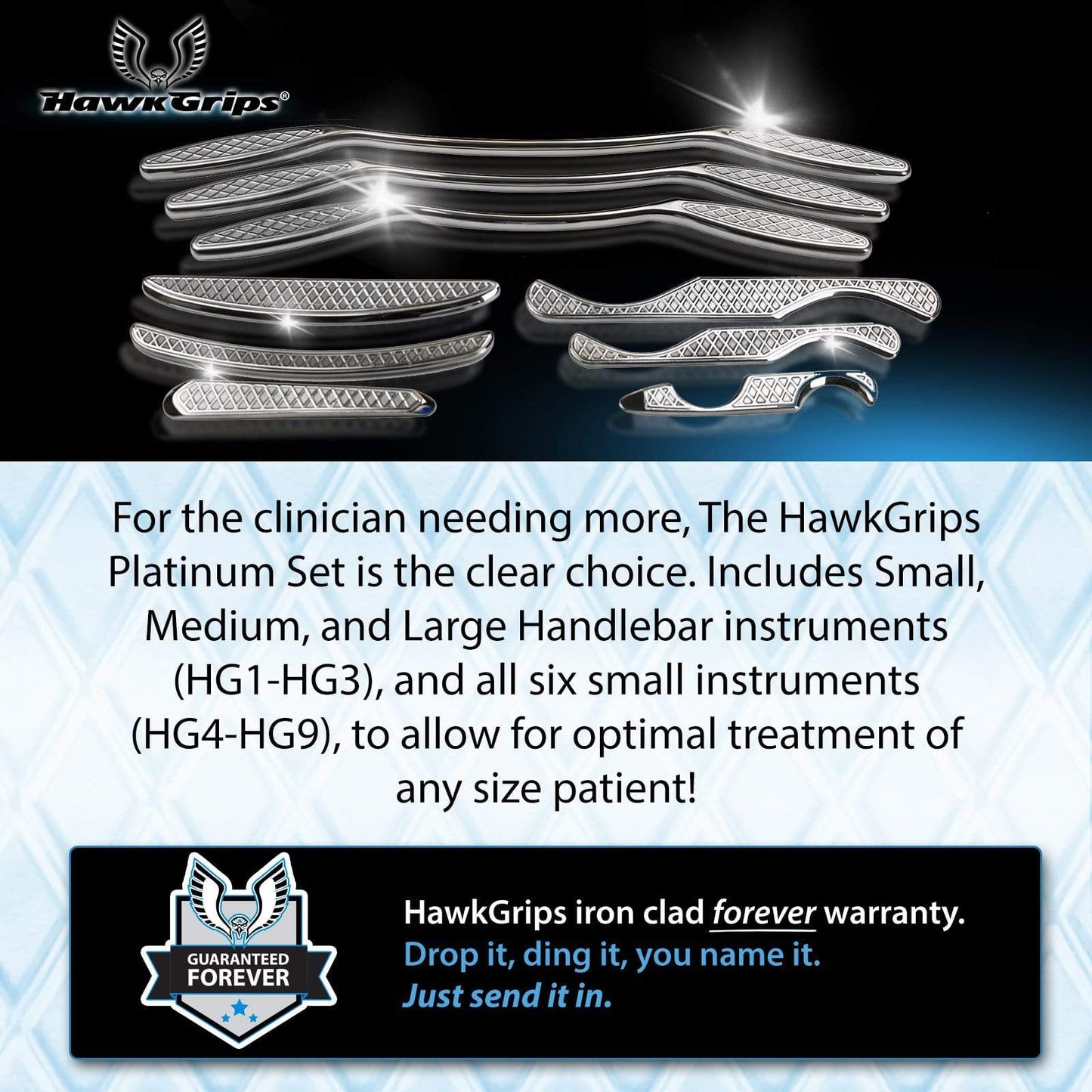 HawkGrips Instruments Platinum Set