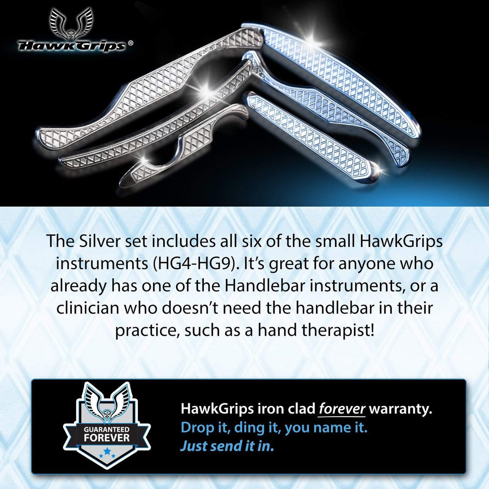 HawkGrips Instruments Silver Set